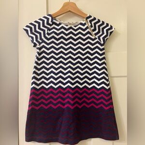 Gymboree Chevron Dress- Size 7